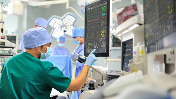 nurse or hospital in operatingroom