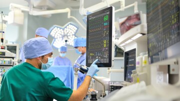 nurse or hospital in operatingroom
