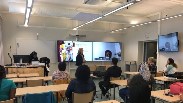 Personer som deltar i undervisning i digirum