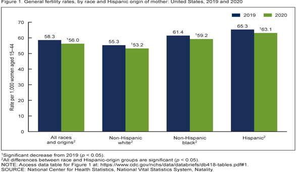 Source National Center for Health Statistics 2021.