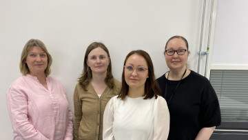 Hanna Limnell Novia Carolina Silin Novia Pamela Eriksson Blomqvist Novia och Riikka Teuri Varha