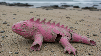 Plastic Iguana