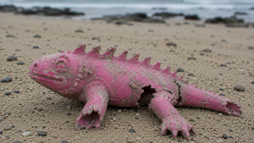 Plastic Iguana